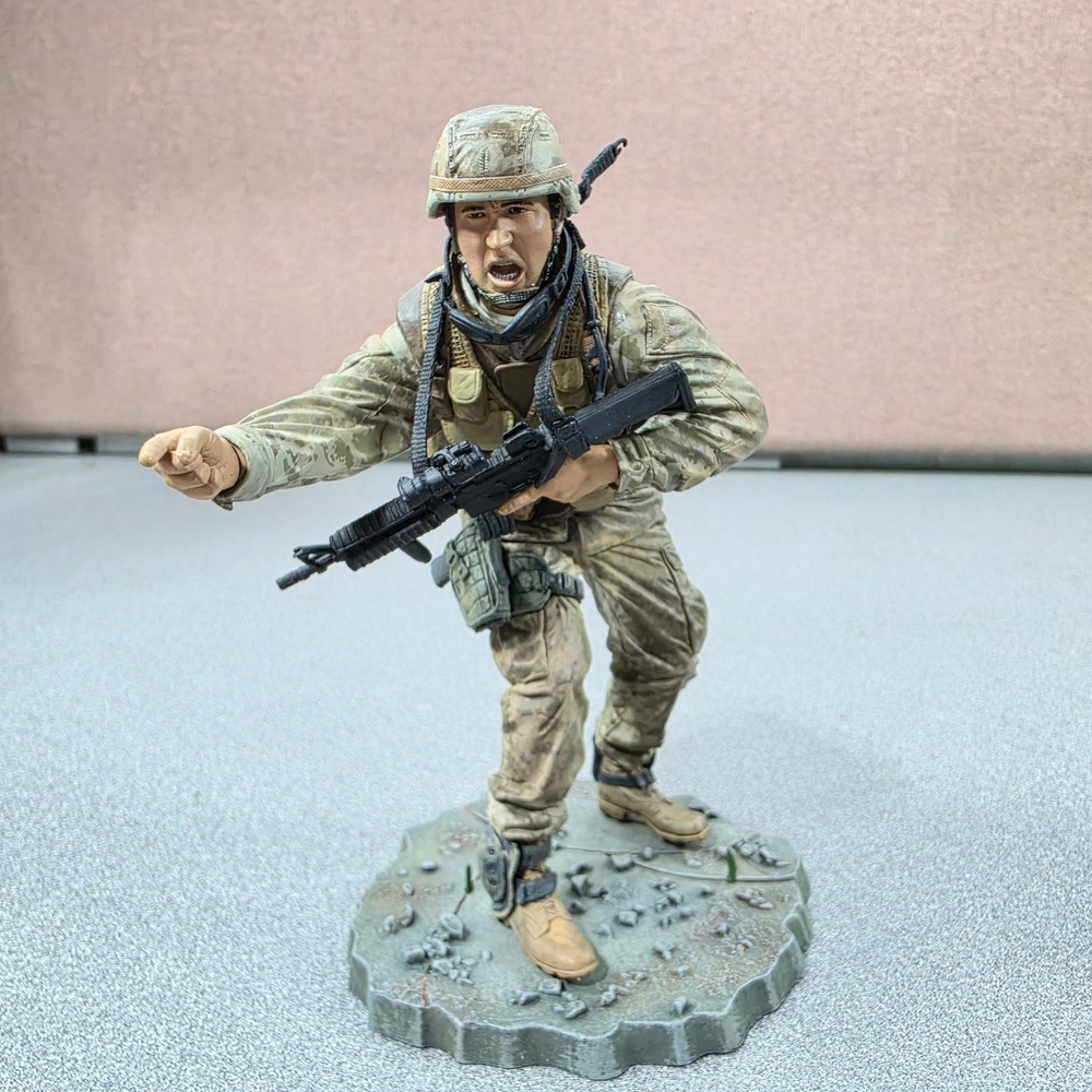 McFarlane Toys Military Series 4 Marine Infantry 6in Tan Excellent 2006 Figure